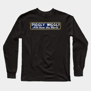 piggly wiggly vintage new design Long Sleeve T-Shirt